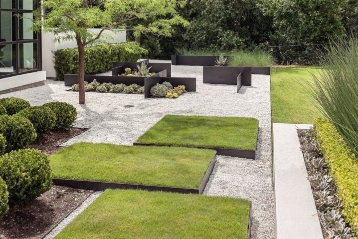 Сад в стиле минимализм ландшафтный дизайн
