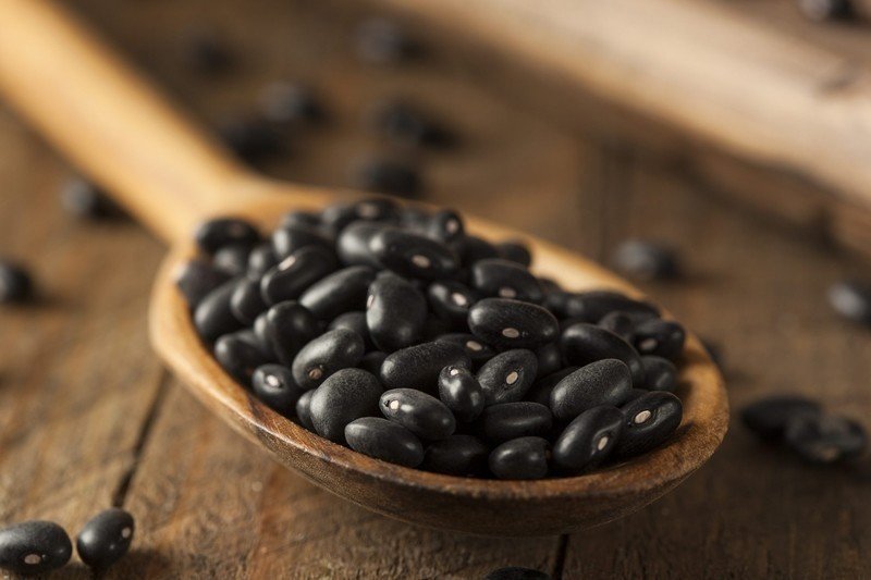 Black beans чёрная фасоль