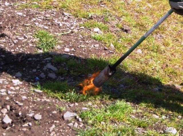 Горелка для сжигания травы