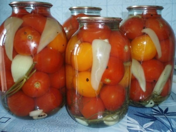 Сладкие консервированные помидоры на зиму