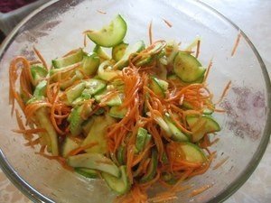 Салат из цукини по-корейски